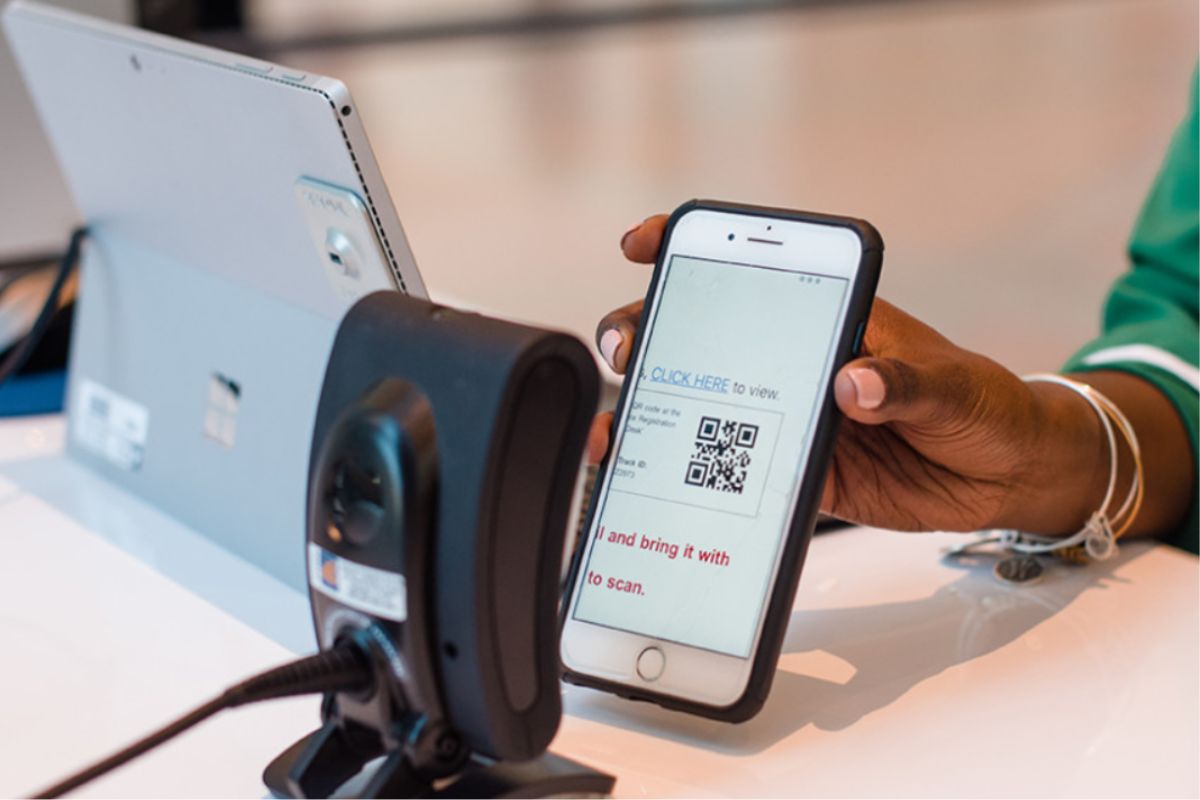 QR code registration