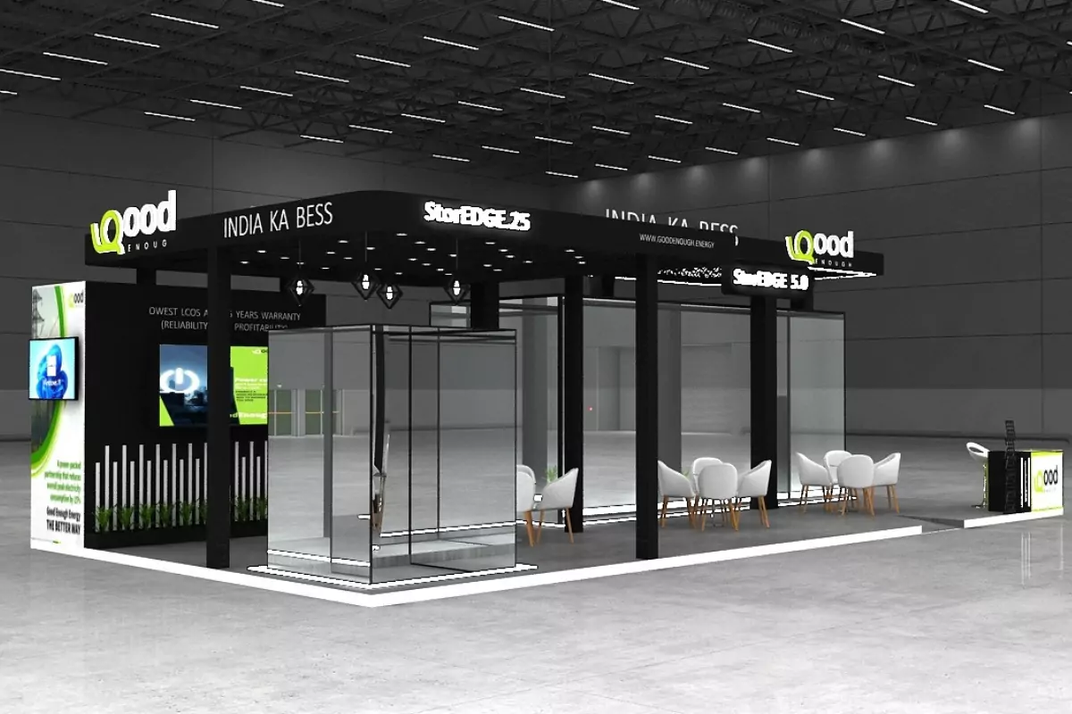 exhibition stall design: Good Enough Energy 3D