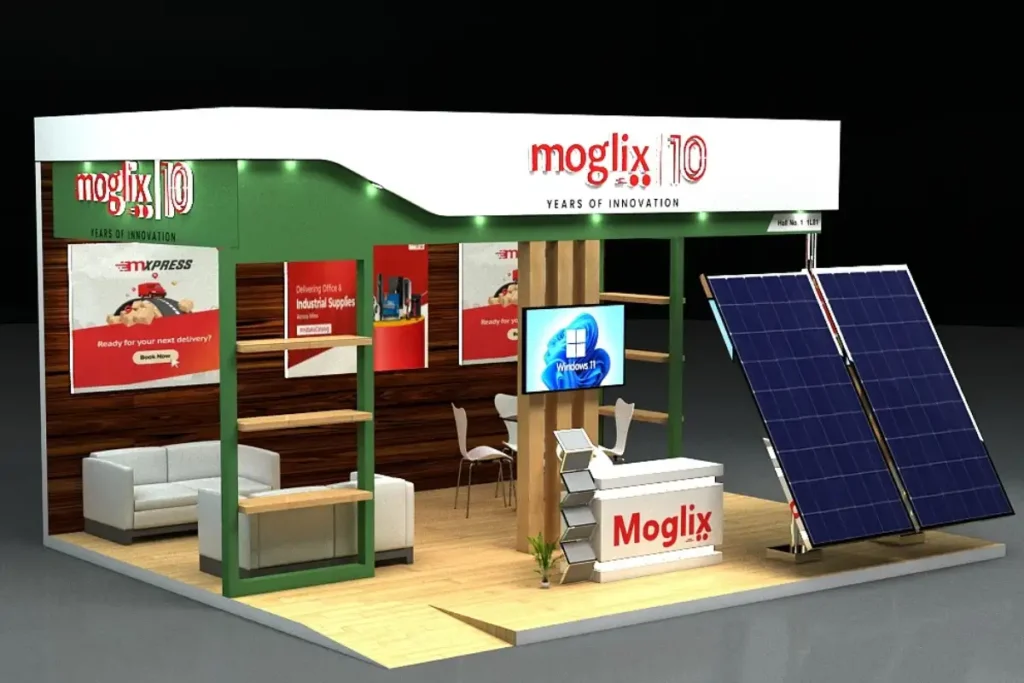exhibition stall design company: Moglix 3D
