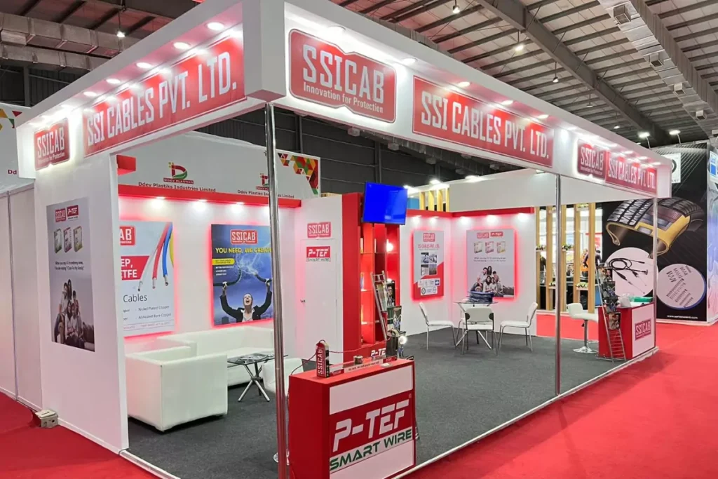 exhibition stall design : SSI Cables