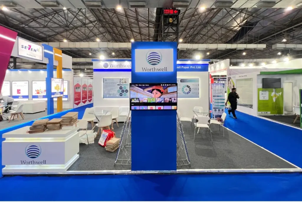 exhibition stall design :Worthwell